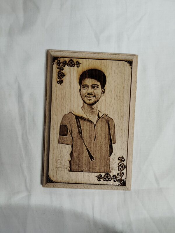 Wooden Engraving 6×4 inch