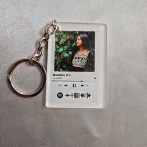 Custom Spotify Photo Keychain
