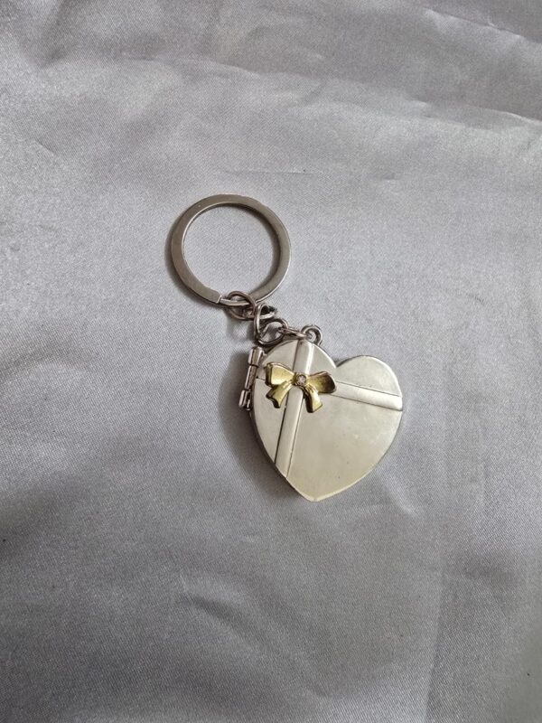 Heart Locket Keychain