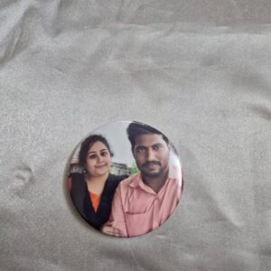 Round fridge magnet
